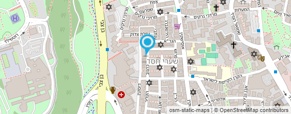 מפת הגעה אל איי.פי.סי ירושלים