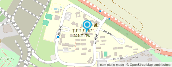 מפת הגעה אל צביה שדות נגב - אולפנא