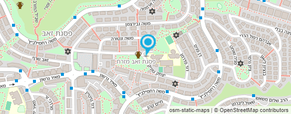 מפת הגעה אל נעם פסגת זאב - בנים