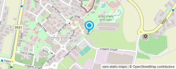 מפת הגעה אל מלון כפרי חפץ חיים