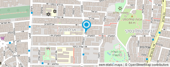 מפת הגעה אל מקיף שירותי אינטרנט