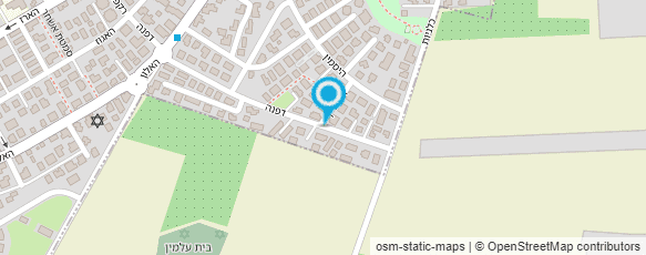 מפת הגעה אל קרוואן בטבע