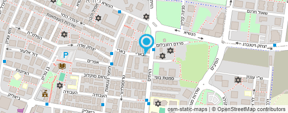 מפת הגעה אל אב - שרות השלום