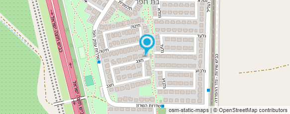 מפת הגעה אל ארז ברקאי - תמיכה טכנית באאוטסורסינג