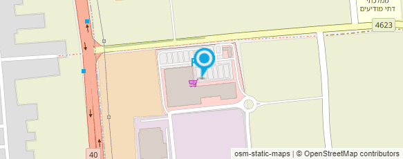 מפת הגעה אל מגה ספורט עודפים