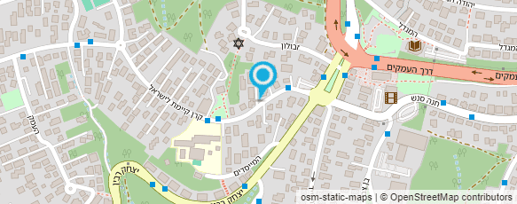 מפת הגעה אל נבל שוש - איפור