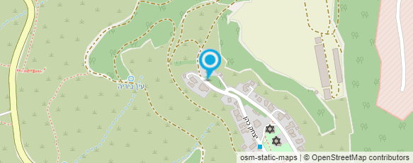 מפת הגעה אל בקתה בצל ההר