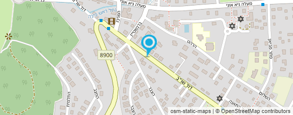 מפת הגעה אל המערה בראש פינה