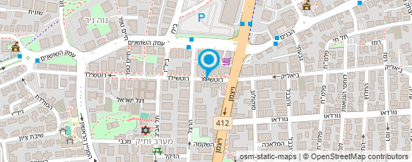 מפת הגעה אל גן טרמפולינה