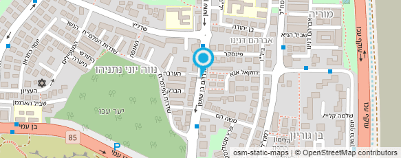 מפת הגעה אל אסף כץ