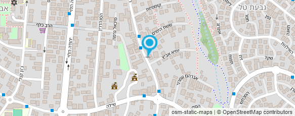 מפת הגעה אל ריצוף יהודה שלמה