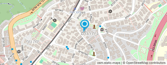 מפת הגעה אל ארנון - סיורים מיוחדים בירושלים