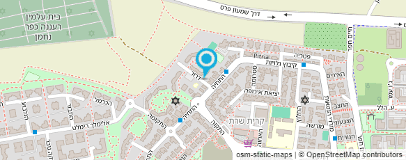 מפת הגעה אל סטודיו שקדים