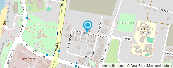 מפת הגעה אל טננבאום רז - קלינאית תקשורת