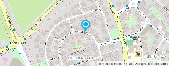 מפת הגעה אל גובלי מושב הגבהה לילדים