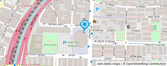 מפת הגעה אל מקדונלד'ס