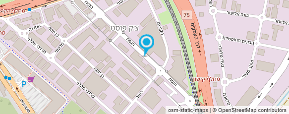 מפת הגעה אל מחסני שטיחים ופרקטים