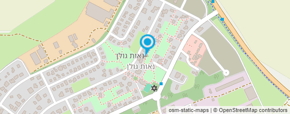 מפת הגעה אל מוסך נאות גולן