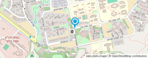 מפת הגעה אל גיאופן המרכז לרכיבה מדברית