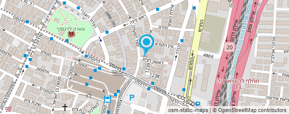 מפת הגעה אל טיפת חלב -תחנה מרכזית