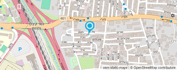 מפת הגעה אל טיפת חלב