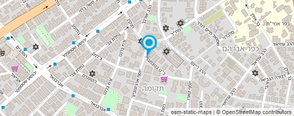 מפת הגעה אל טיפת חלב כ"ט בנובמבר