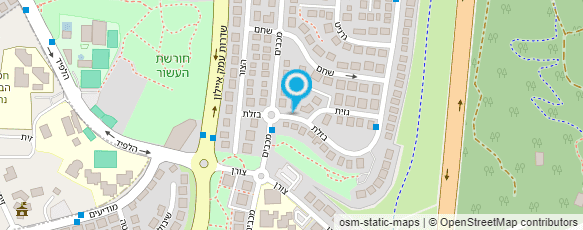 מפת הגעה אל סטודיו ליאורה רוזנמן