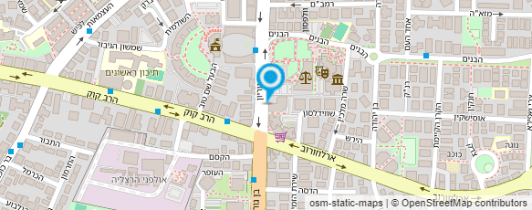 מפת הגעה אל בית משפט השלום