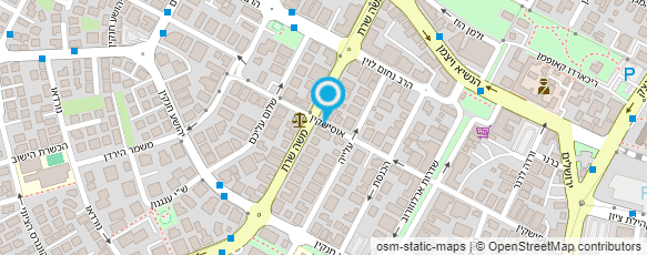 מפת הגעה אל בית משפט השלום