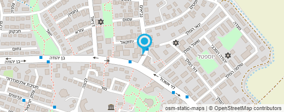 מפת הגעה אל עו"ד סמולסקי רונן