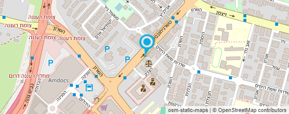 מפת הגעה אל בית משפט השלום