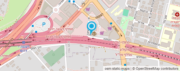 מפת הגעה אל בית משפט אזרחי וגזברות