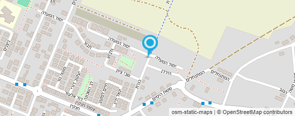 מפת הגעה אל המספרה של רחל