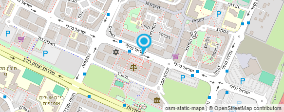 מפת הגעה אל בית משפט השלום