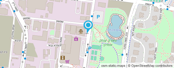 מפת הגעה אל בית משפט השלום