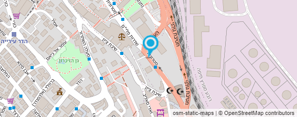 מפת הגעה אל בית משפט השלום