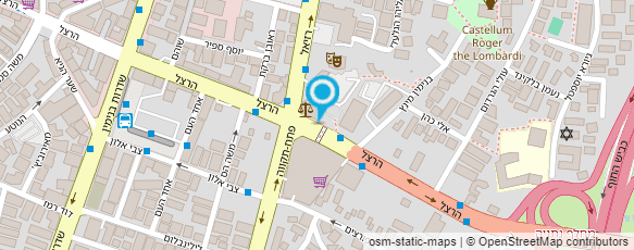 מפת הגעה אל בית משפט לנוער