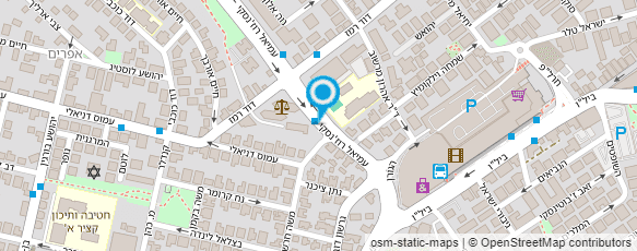 מפת הגעה אל בית משפט לנוער