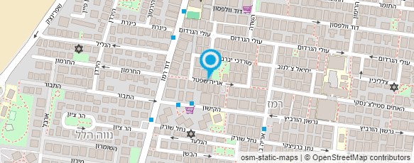 מפת הגעה אל טל הירשהורן עיסויים רפואיים