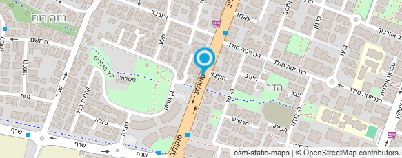 מפת הגעה אל גן לימור