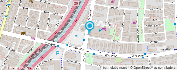 מפת הגעה אל מוטי שרף תקשורת