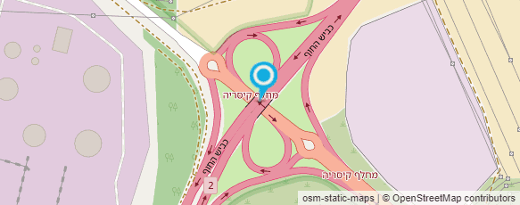 מפת הגעה אל המרכז לבטיחות אש והערכות למצבי חירום