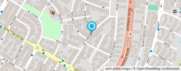 מפת הגעה אל שירין - אסף משרד עו"ד