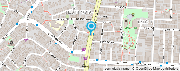 מפת הגעה אל יגאל לב-מאיר