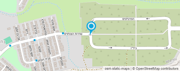 מפת הגעה אל מועדון נחל בקע