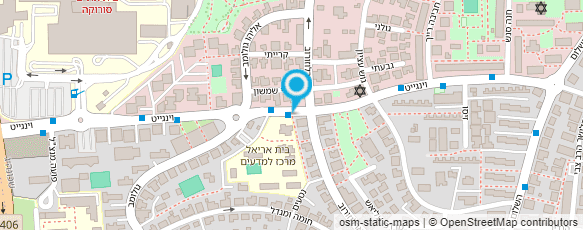 מפת הגעה אל בית אריאל