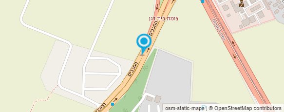 מפת הגעה אל משרד החקלאות ובטחון המזון