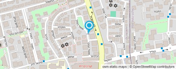 מפת הגעה אל המרכז הישראלי לטניס שולחן