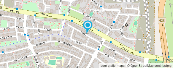 מפת הגעה אל מוטי דנה - MODA