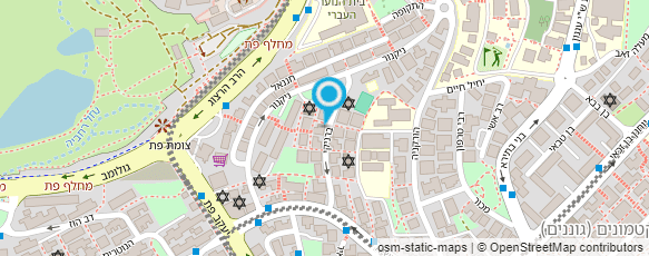 מפת הגעה אל גבס ירושלים